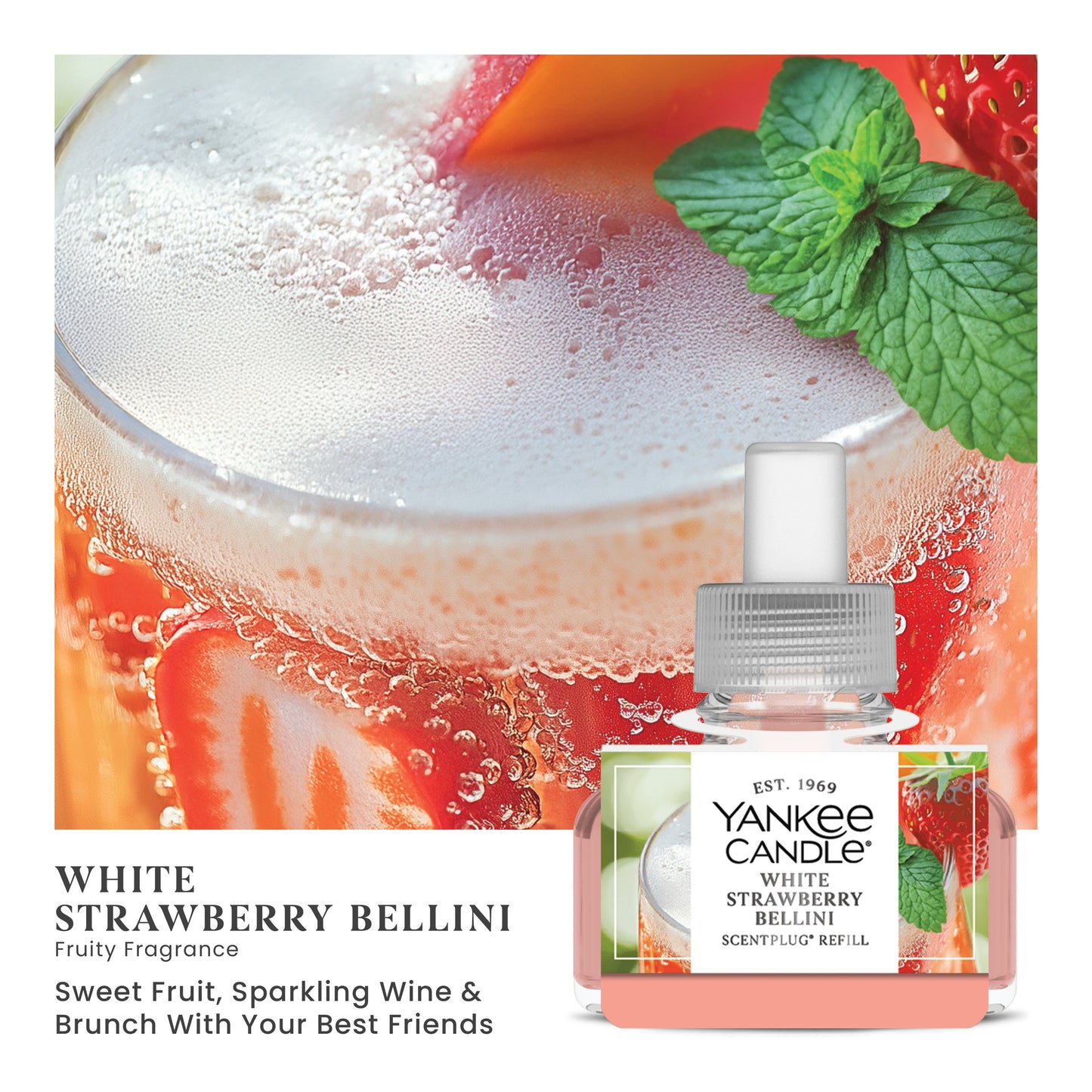 White Strawberry Bellini