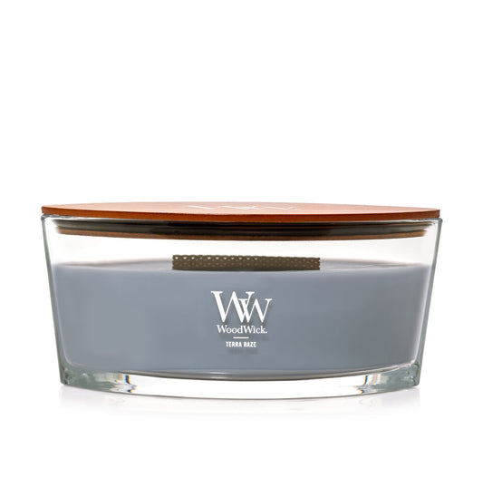WoodWick Vapour Trails Collection Terra Haze Ellipse Candle